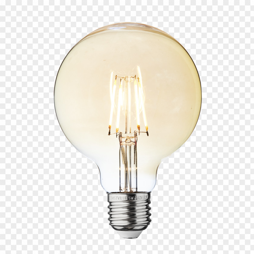 Small Antique Lamps Incandescent Light Bulb LED Lamp Edison Screw Filament PNG
