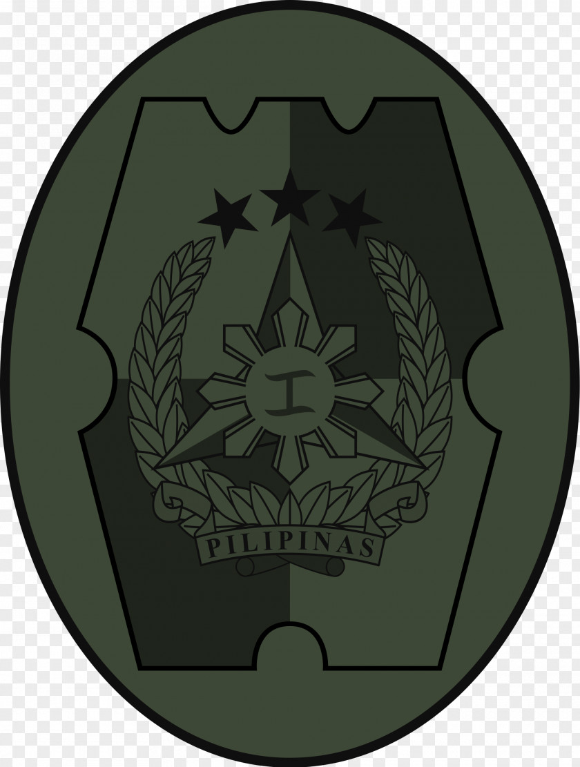 Symbol Armed Forces Of The Philippines Green Pattern PNG