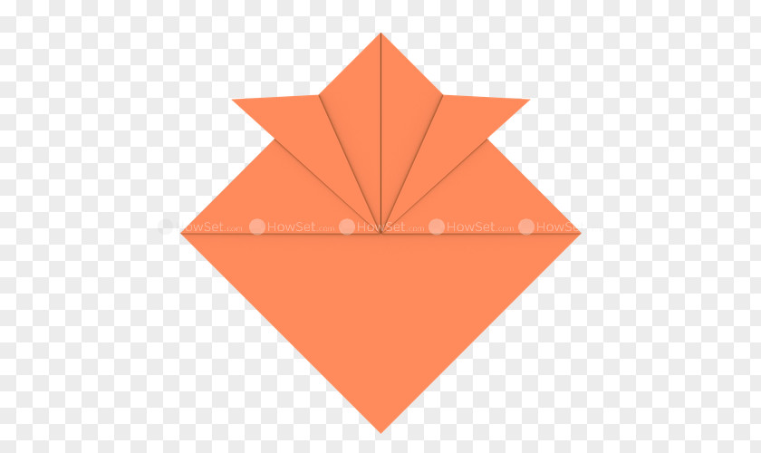 Triangle Origami Paper PNG