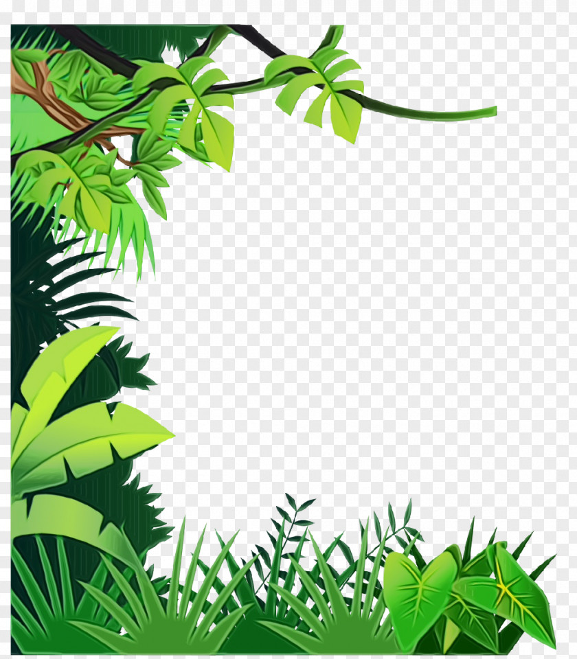Bamboo Picture Frame Party Background PNG