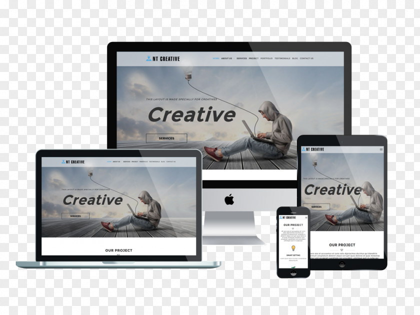 Creative Cv Responsive Web Design WordPress Template System Joomla PNG