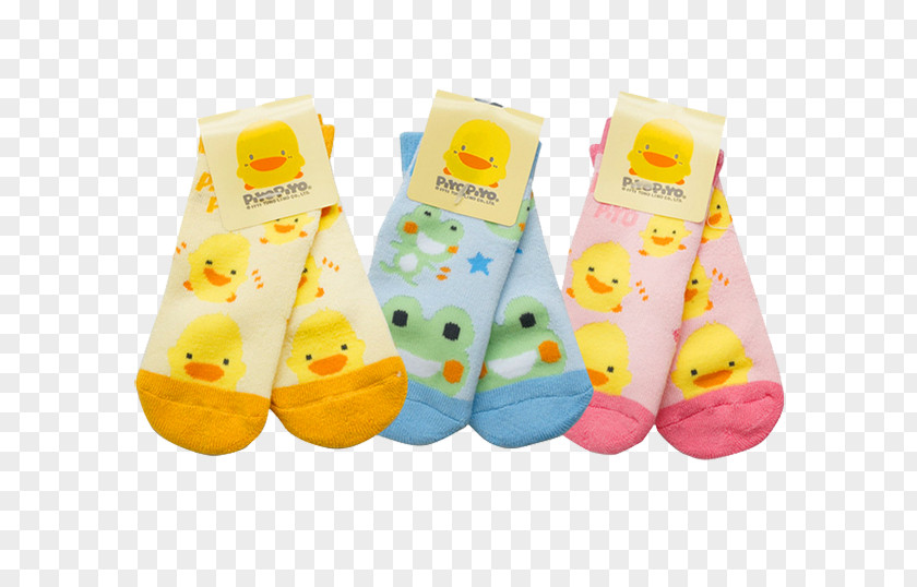 Little Duck Cartoon Socks Sock Hosiery Designer PNG