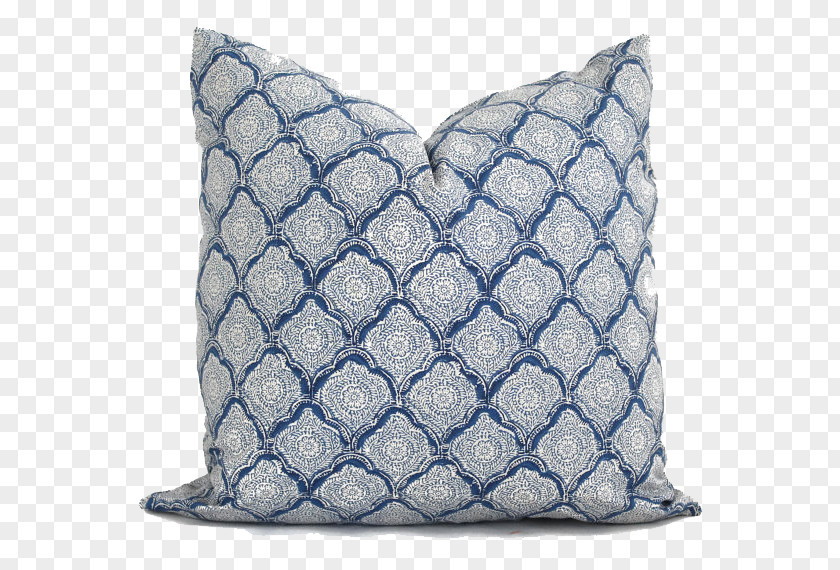 Pillow Throw Pillows Cushion Couch Blue PNG