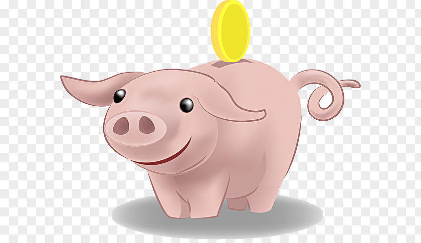 Pink Piggy Bank Royalty-free Clip Art PNG