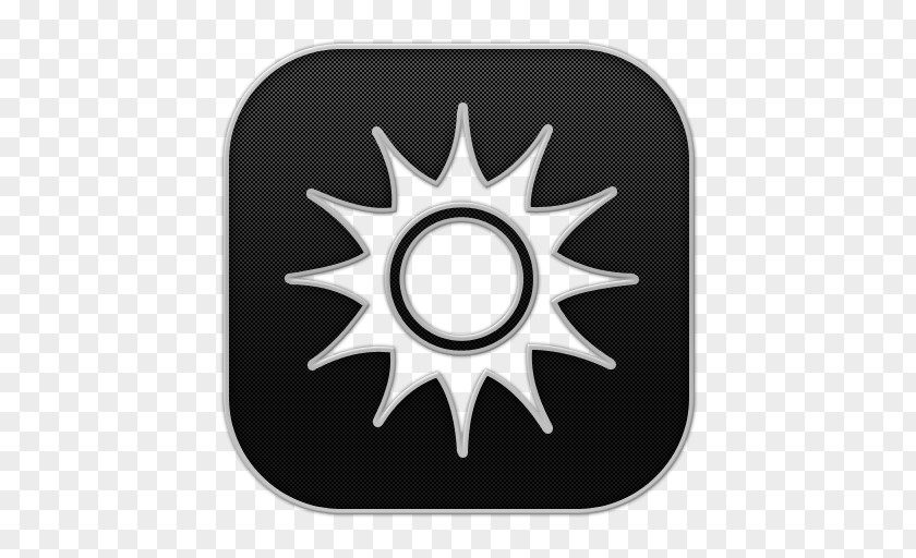 Sun Wheel Symbol Rim Pattern PNG