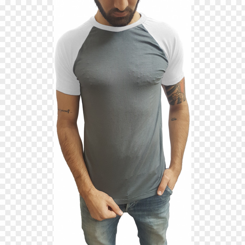 T-shirt Long-sleeved Raglan Sleeve Collar PNG