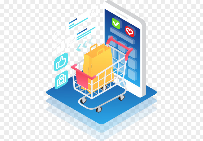 Diagram Mobile Phones Shopping Cart PNG