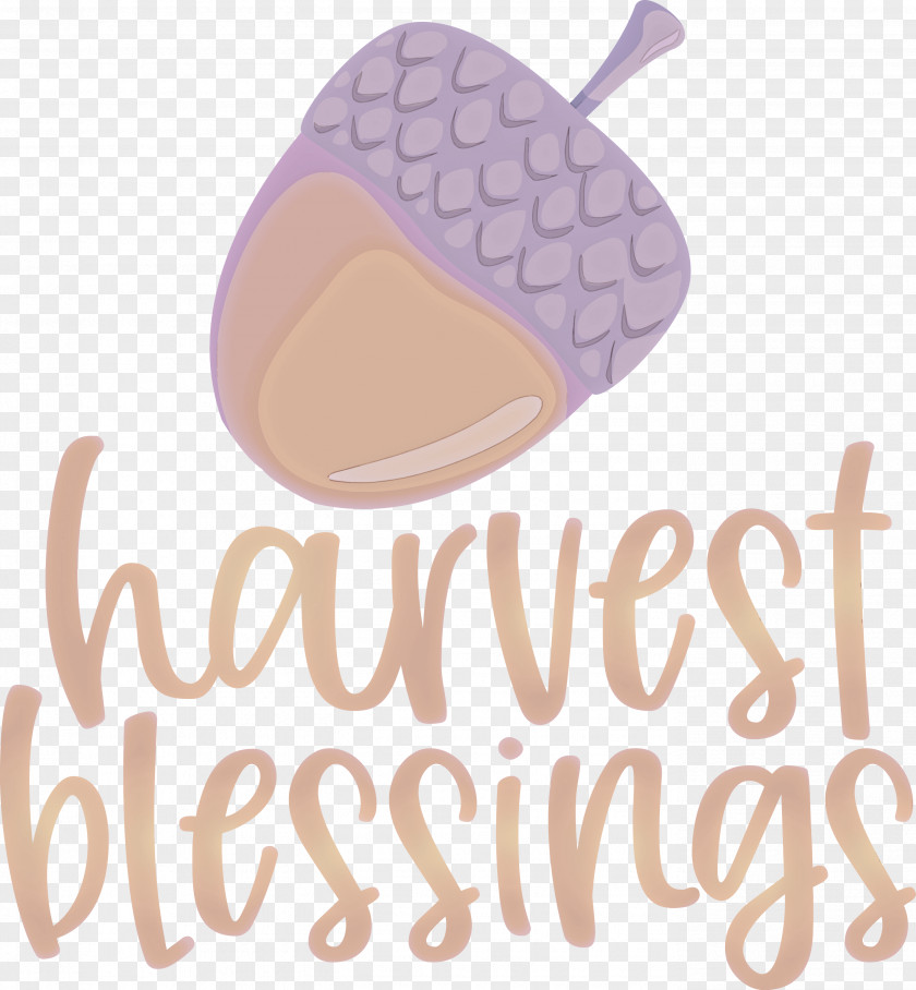 HARVEST BLESSINGS Thanksgiving Autumn PNG