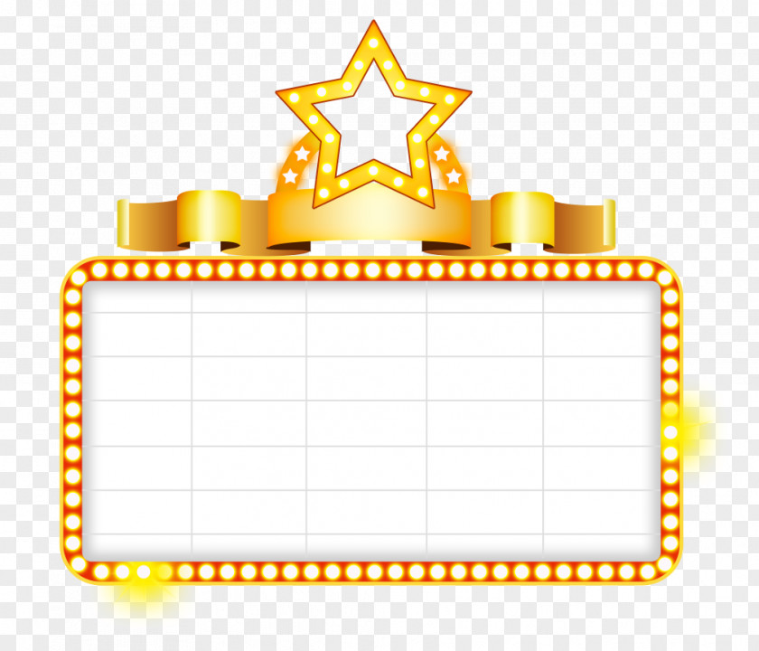 Star Box Download Picture Frame PNG