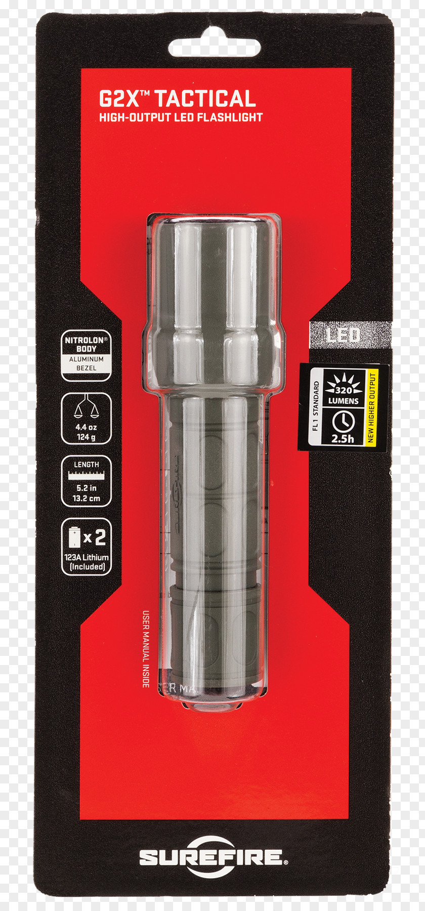 Tactical Archery Training SureFire G2X Pro Flashlight Lumen PNG