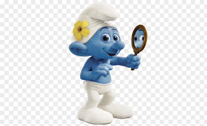 Vanity Smurf Stuffed Toy Material Figurine PNG