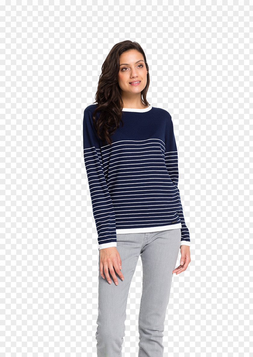 Crew Neck Long-sleeved T-shirt Shoulder Sweater PNG