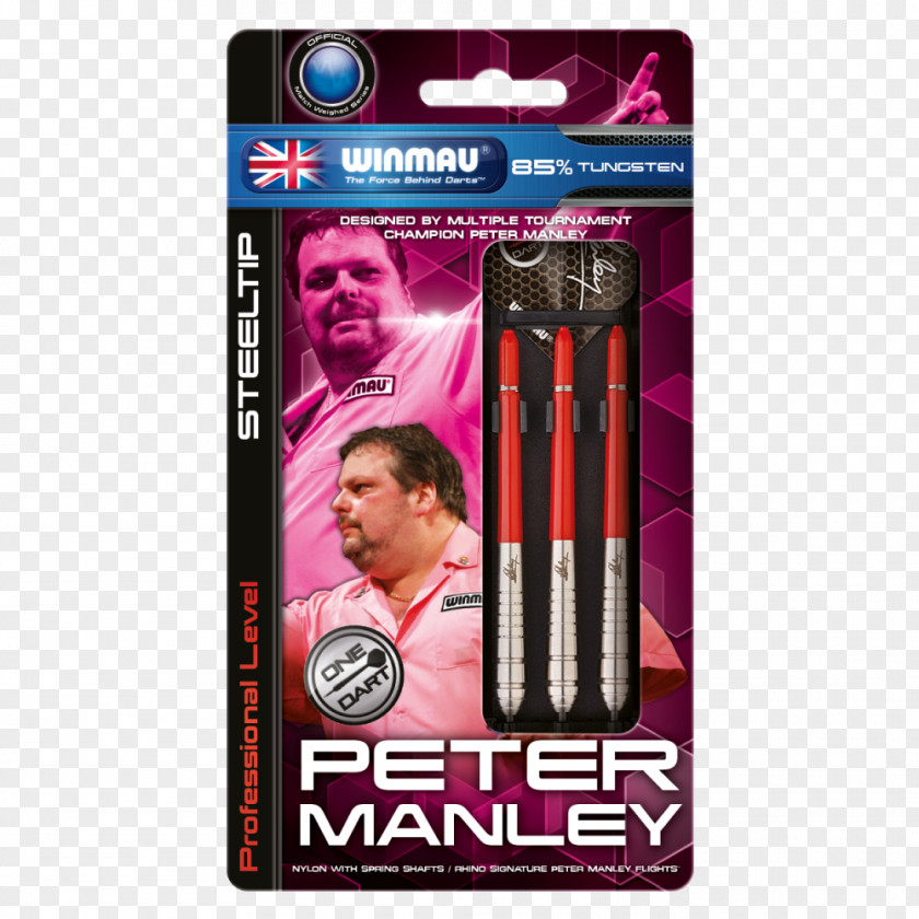 Darts Winmau Tungsten Steel PNG