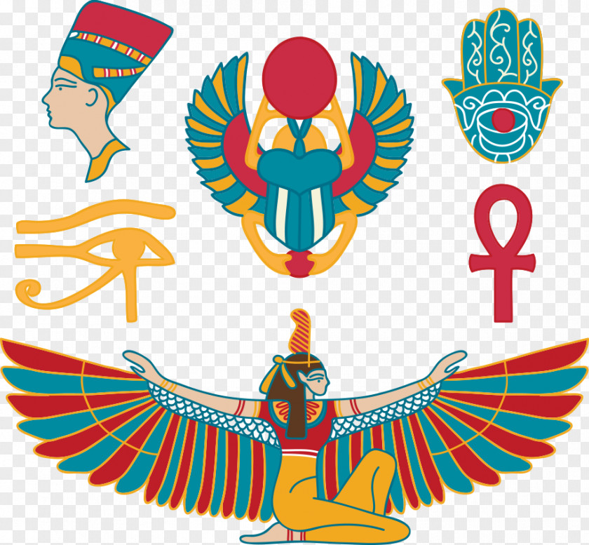 Egypt Vector Elements Ancient Clip Art PNG