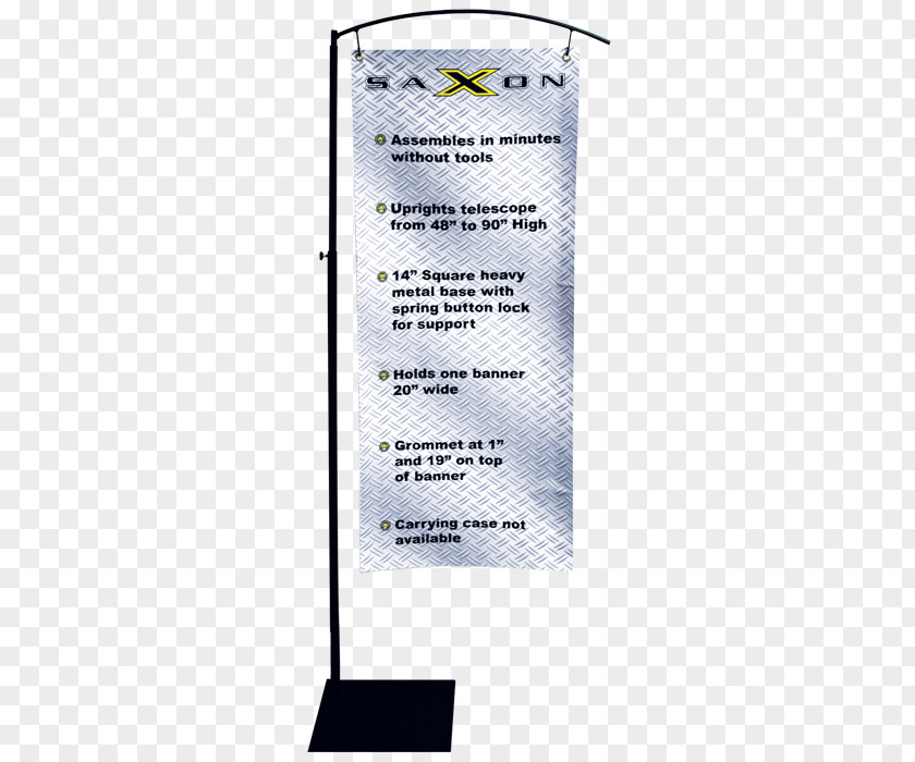 Merchandise Display Stand Banner Product Flag Privacy Policy PNG