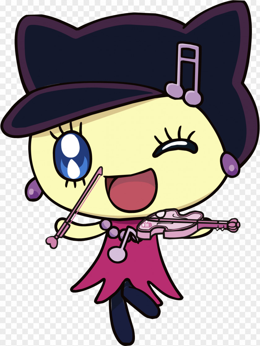 Play The Violin Chamametchi Tamagotchi Connection Pin PNG