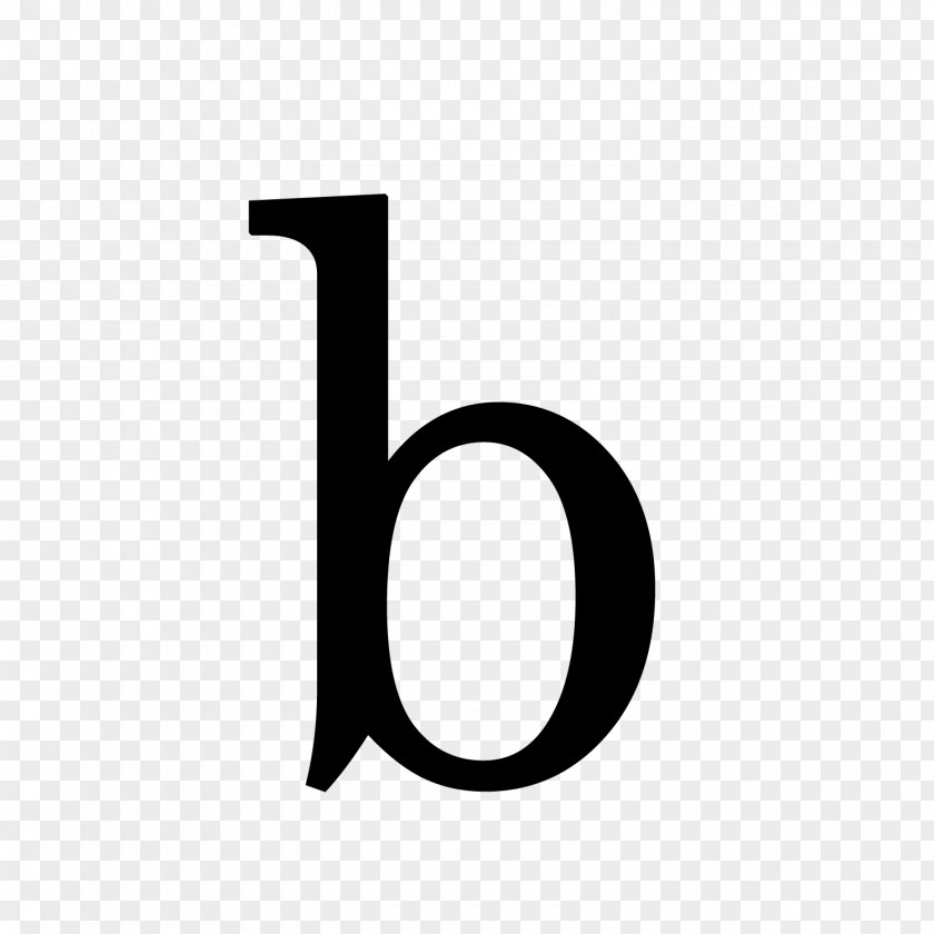 B Letter Typography Georgia Font PNG