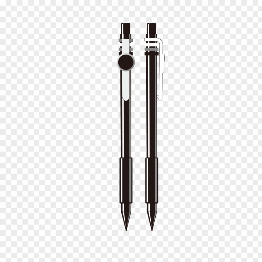 Black Mechanical Pencil Graphics Ballpoint Pen PNG