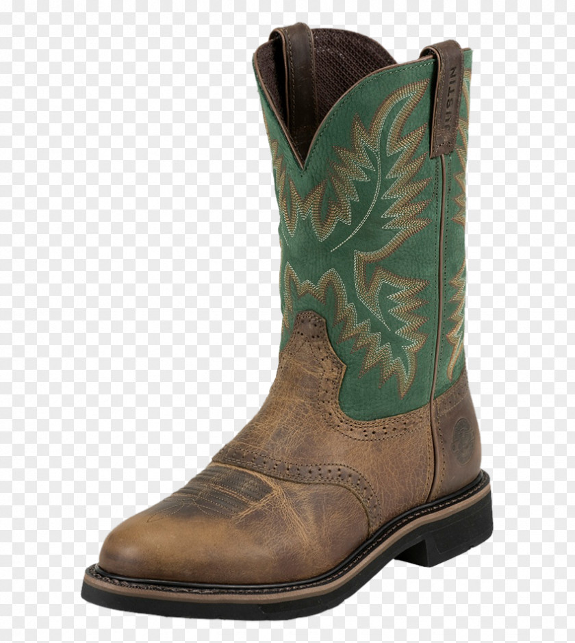 Boot Justin Boots Cowboy Nocona Steel-toe PNG