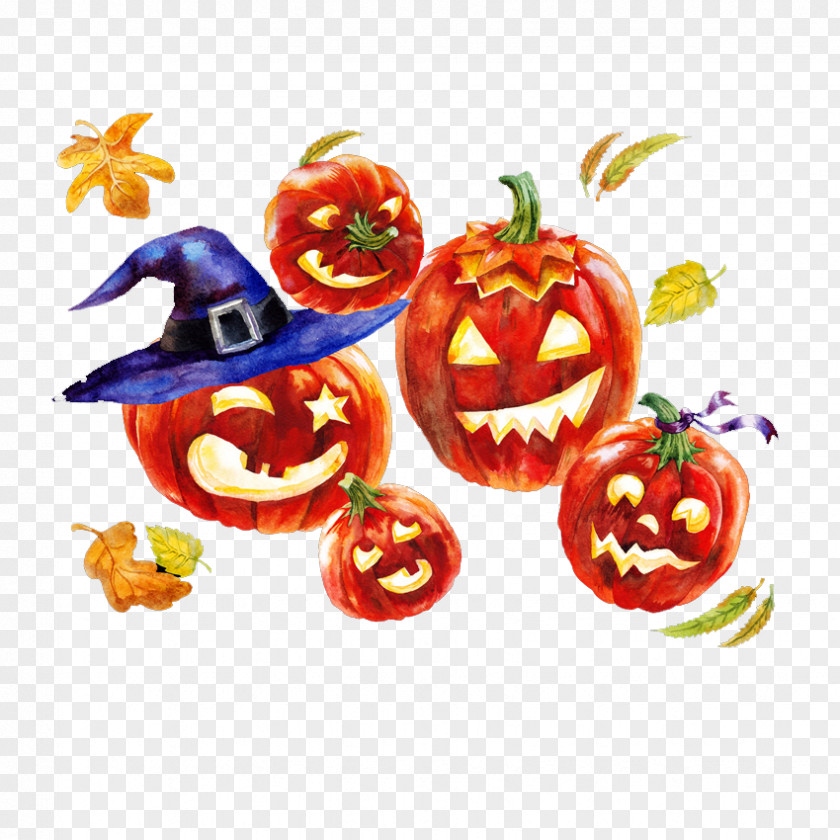 Horror Halloween Pumpkin Jack-o-lantern Carving PNG