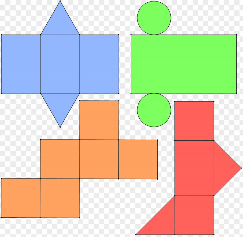 Mathematics Uitslag Paper Model Area Cuboid PNG