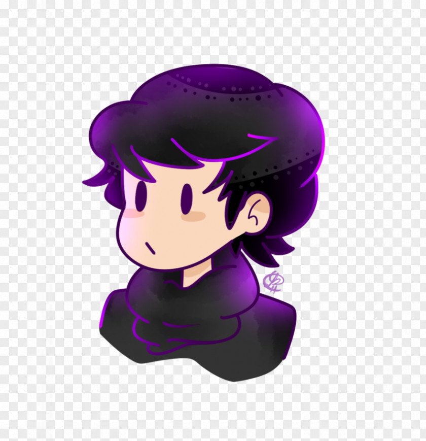 Purple Black Hair Desktop Wallpaper Clip Art PNG