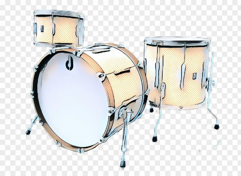 Snare Drum Bass Retro Background PNG