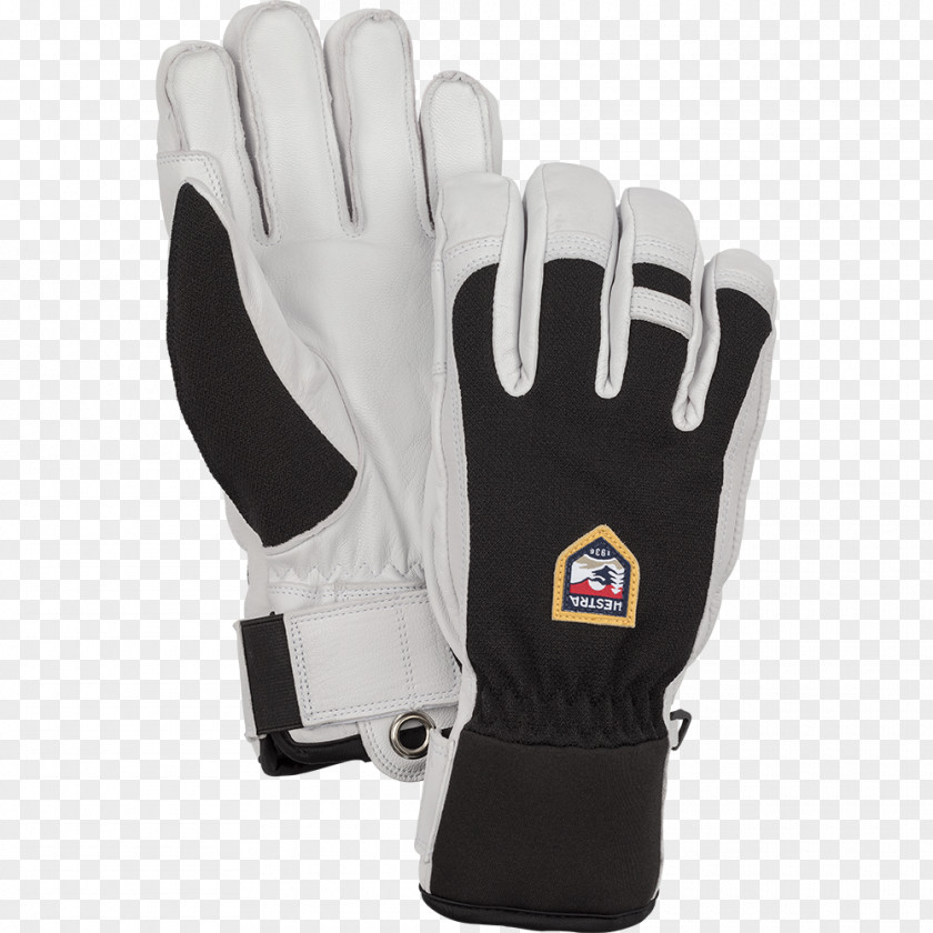 Black Gloves Hestra Glove Leather Skiing Clothing Accessories PNG