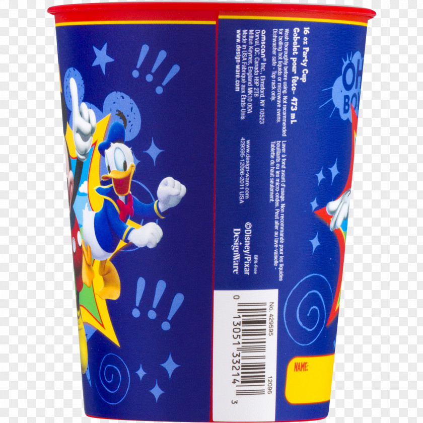 Cinco De Mayo Plastic Cup Mickey Mouse Party PNG