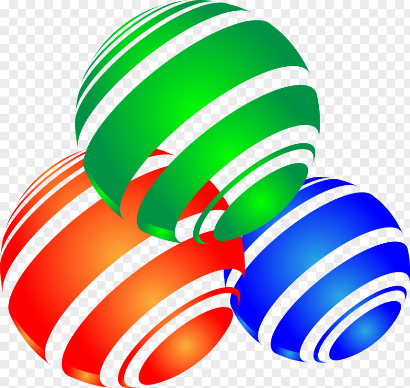 Abstract Geometric Color Balls Solid Geometry Ball PNG
