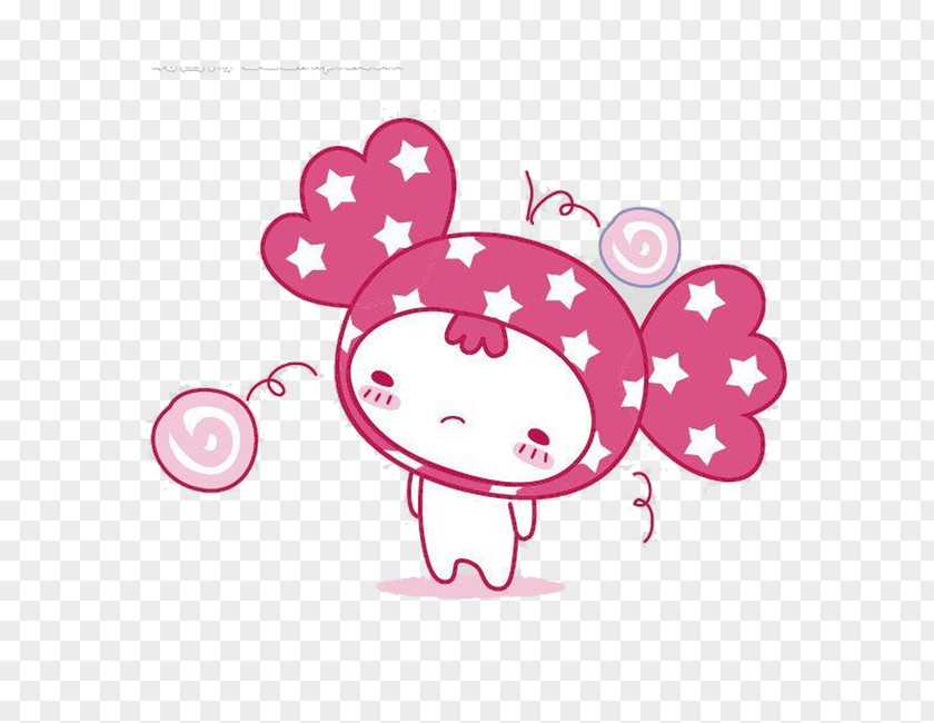Cute Candy Lollipop Cartoon PNG