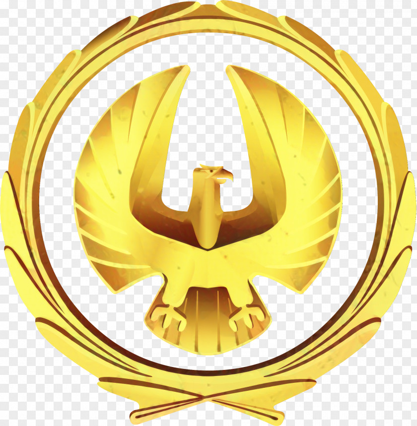 Logo Badge Gold PNG