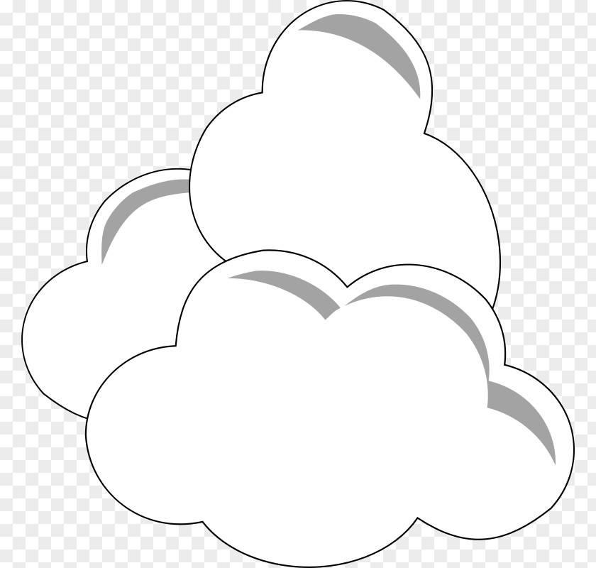 Pictures Of Cartoon Clouds Cloud Coloring Book Clip Art PNG