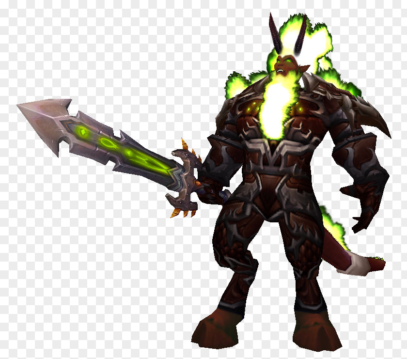 World Of Warcraft Sargeras Orc Nightmare Hero PNG