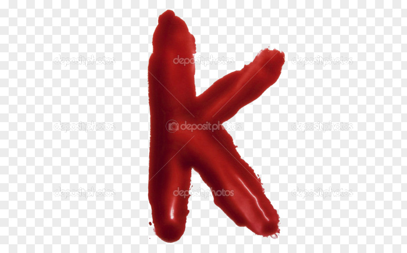 Blood Letter K Font M PNG