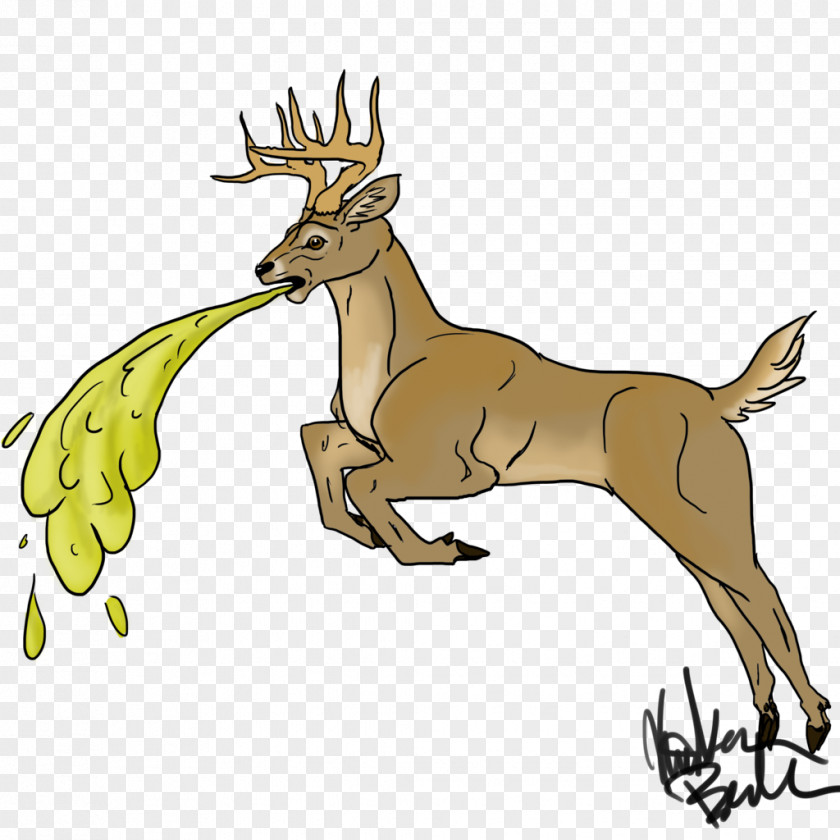 Deer Head Reindeer Elk White-tailed Coffee Ground Vomiting PNG