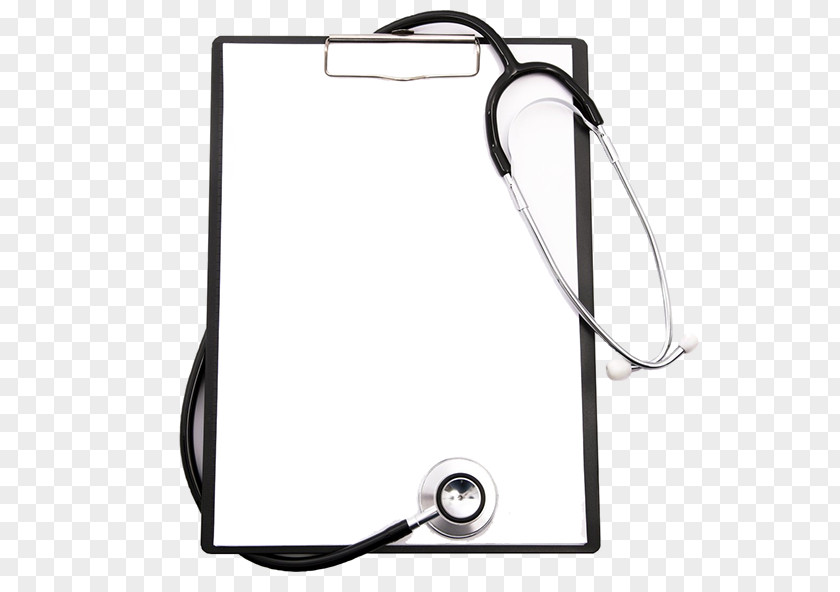 Doctor Clipboard Stethoscope Product Design Line PNG