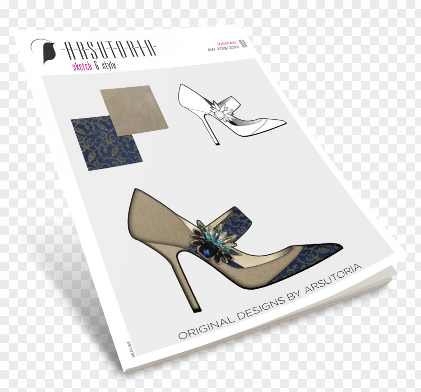Fashion Magazine Design Shoe Brand PNG