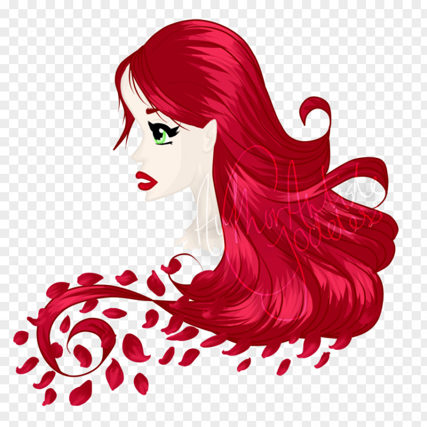 Goddess Beauty DeviantArt Character Red Hair PNG
