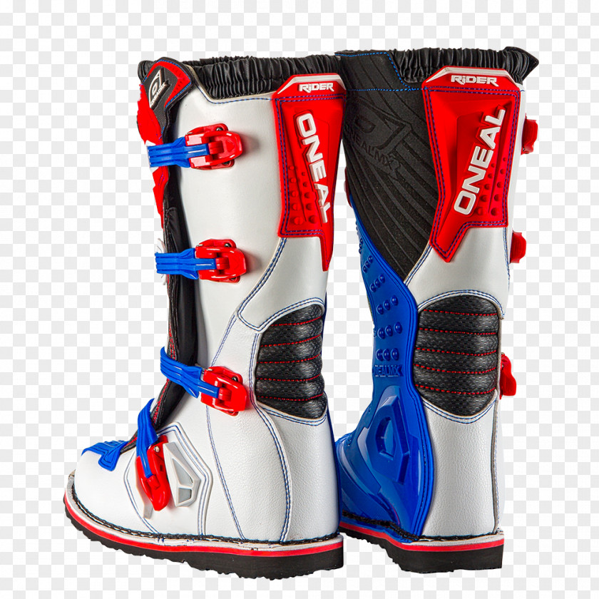 Motocross Race Promotion ONeal Rider S17 Boots Male Blue White Motorcycle Helmets PNG