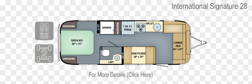 Airstream Caravan Campervans Trailer Floor Plan PNG