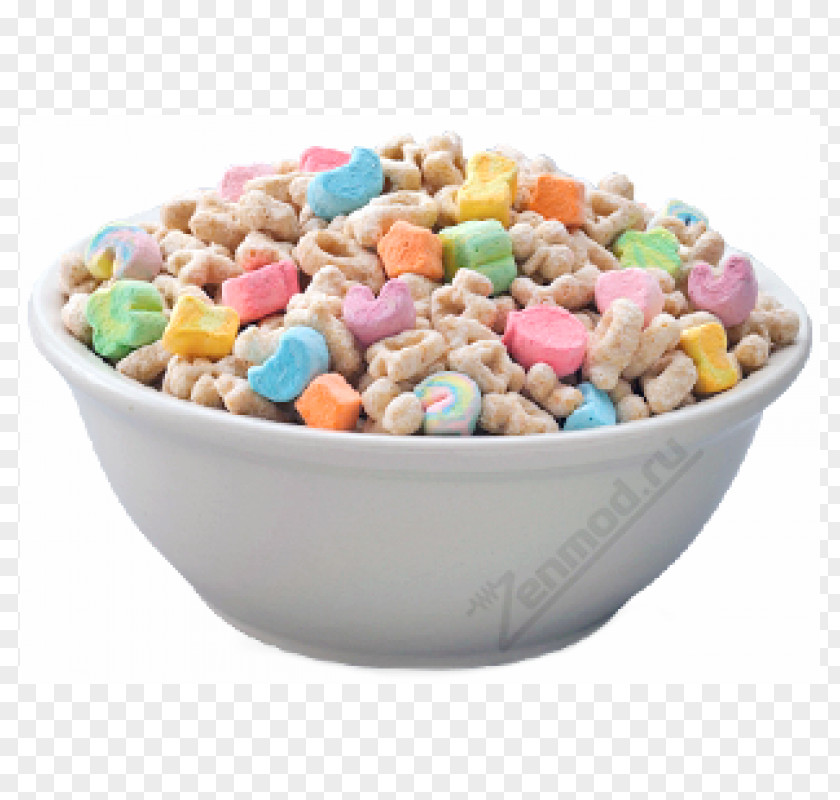 Lucky Charm Breakfast Cereal Cotton Candy Charms Food PNG