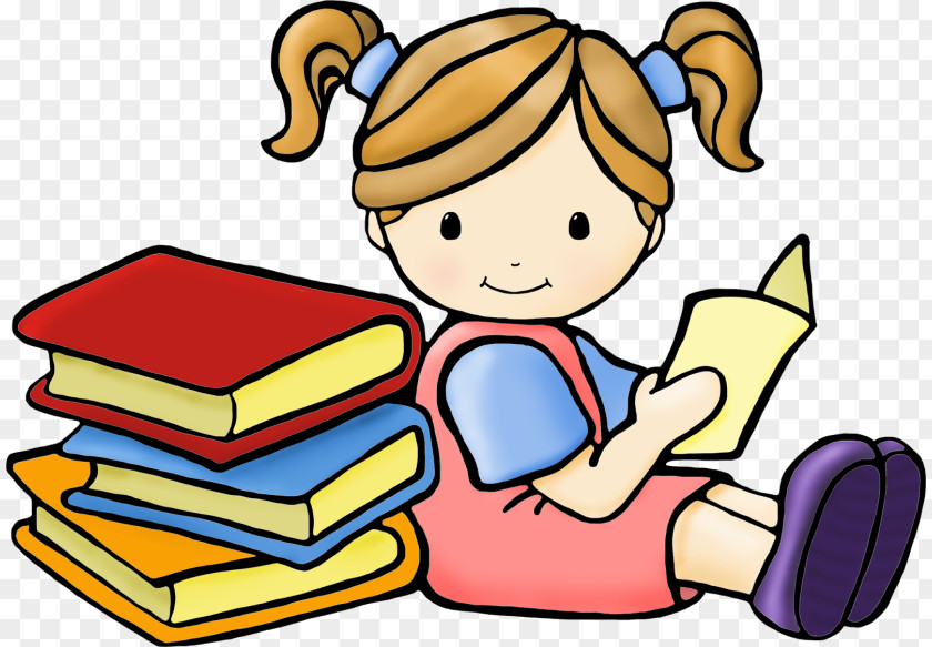 Reading Books Cliparts Child Free Content Clip Art PNG