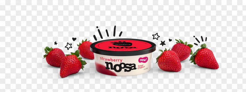 Strawberry Flavor Nutrition Facts Label Noosa Yoghurt PNG