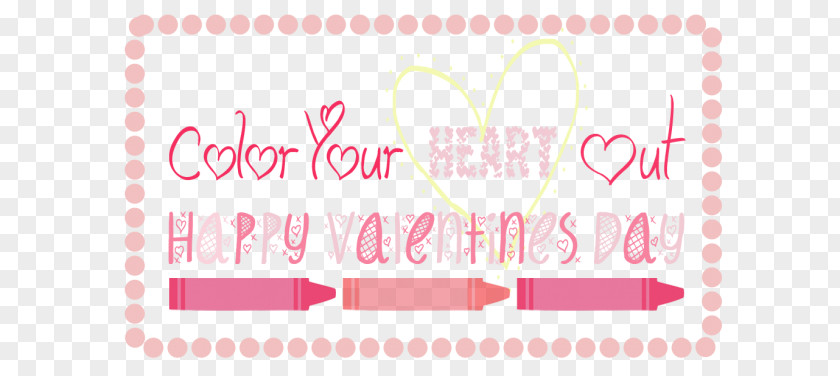 Crayon Heart Greeting & Note Cards Valentine's Day Brand Clip Art PNG