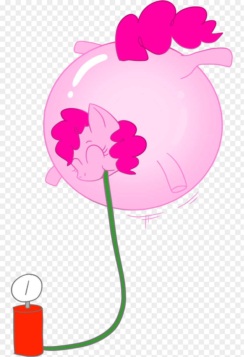 Pinkie Pie Balloons Pony Blimp Character Fan Art PNG
