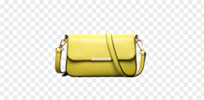 Women Shoulder Bag Yellow Handbag PNG