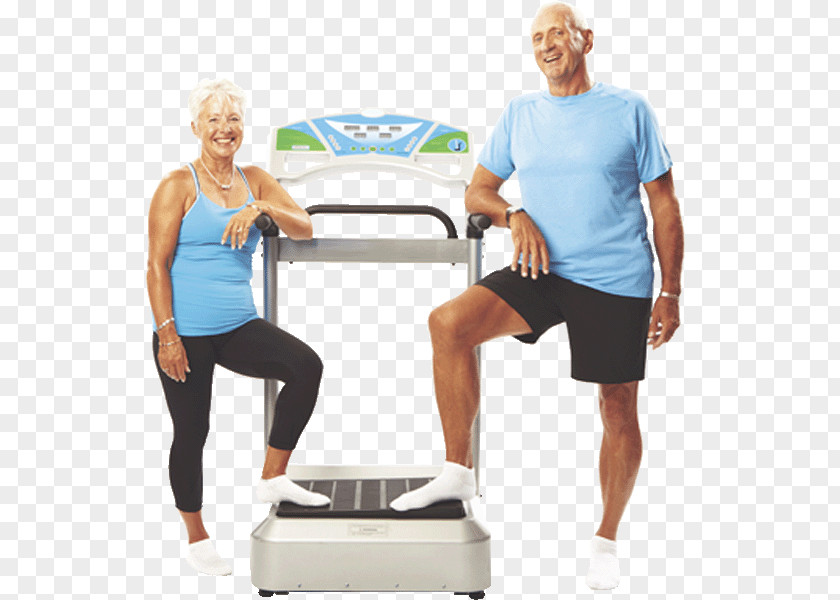 Elderly Couple Circulation Nation Exercise Machine Health Whole Body Vibration PNG