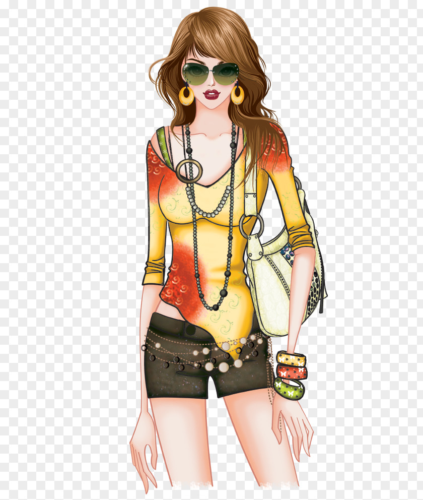 Korean Fashion Figure Illustration PNG fashion figure illustration clipart PNG
