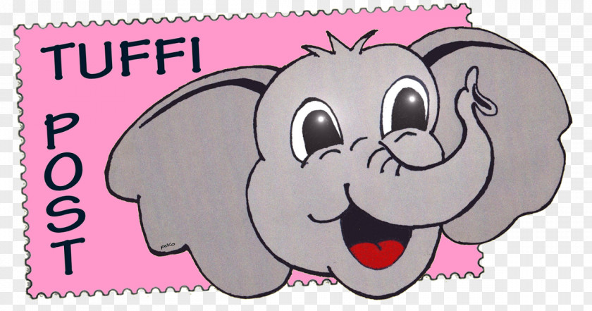 Peko Elephantidae Tuffi Wuppertal Post Cards Mail PNG